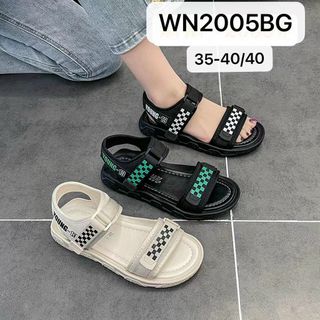 Sandal nữ quai ngang dán đế bánh mì êm chân WN3007
