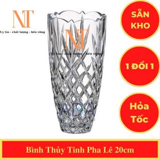 bình cắm hoa pha lê 20 cm