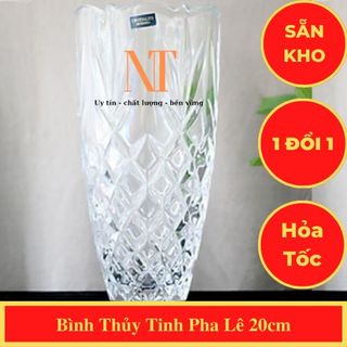 bình cắm hoa pha lê 20 cm