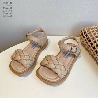 Sandal trẻ em Quai ngang thắt dít xinh xắn F180