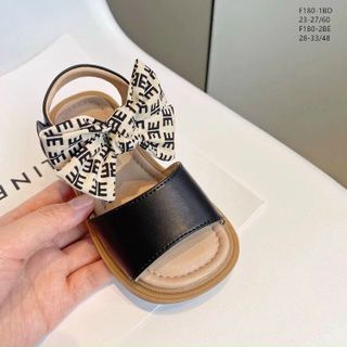 Sandal trẻ em quai ngang đính nơ cổ chân xinh xắn F180