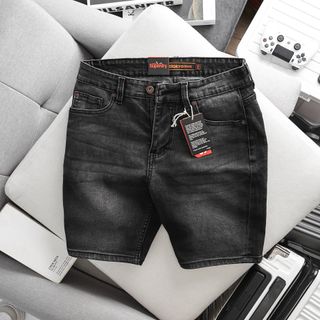 Quần short jean nam, quần jean đùi thời trang nam, chất vải dày bị dặn , 9 phẩm đồng chất , Ae tự tin bán nhé , form quần ngang gối size từ 55kg - 90kg