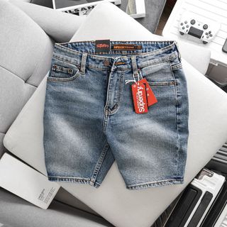 Quần short jean nam, quần jean đùi thời trang nam, chất vải dày bị dặn , 9 phẩm đồng chất , Ae tự tin bán nhé , form quần ngang gối size từ 55kg - 90kg