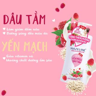 Sữa tắm Hazeline 880g + 1 hộp quà tặng khăn tắm