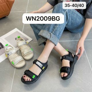 Sandal nữ quai ngang đế bánh mì êm chân WN3007