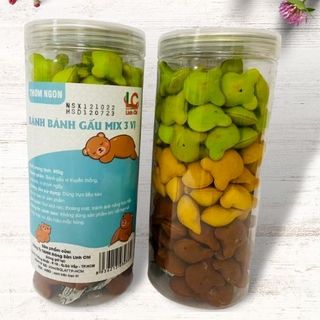 Bánh Gấu Nhân Kem Mix 3 Vị - Linh Chi giá sỉ