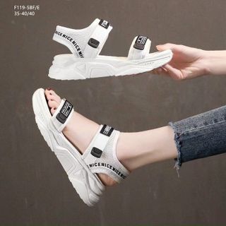 Sandal nữ quai ngang đế bánh mì êm chân F119-5