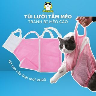 Túi tắm cho mèo, lưới tắm mèo giá sỉ