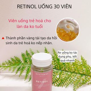 (Chính Hãng) Viên uống Retinol Collagen Trắng da , giảm thâm nám