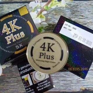 Kem 4K Plus 5x Thái Lan Dưỡng Trắng Da Ban Đêm chính hãng