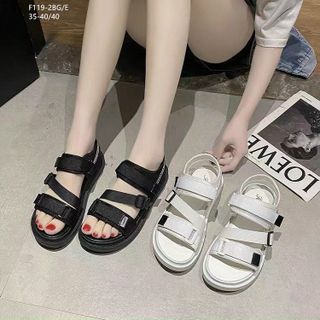 Sandal nữ quai ngang chéo kết hợp đế bánh my êm chân F119 giá sỉ