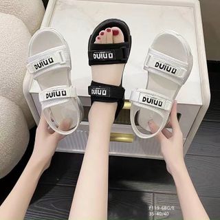 Sandal nữ quai ngang đế bánh mì cao tôn dáng đẹp F119 giá sỉ