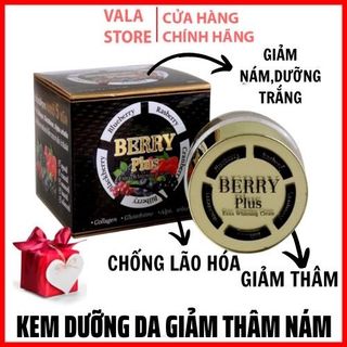 Kem dưỡng trắng da giảm mờ các vết thâm nám và tàn nhang 4K Berry Plus Extra thiên nhiên Thái Lan