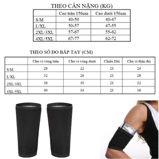 [ 1 CẶP ] Gen Nịt Giảm Mỡ Bắp Tay Cho Nam & Nữ - Tráng Bạc Nano Nhật Bản, Sinh Nhiệt, Đổ Mồ Hôi, Đốt Mỡ Thon Gọn Bắp Tay giá sỉ