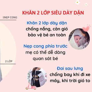 Khăn choàng cho bé Hapiso