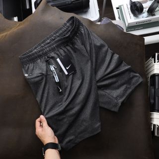 Quần đùi nam Logo thun poly 2 da trơn láng, co giãn 4c Thể Thao Siêu Đẹp Giá Sỉ