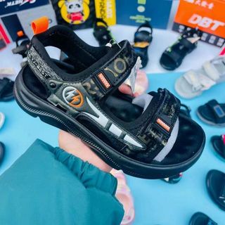 Sandal trẻ em quai ngang da mềm êm chân V490