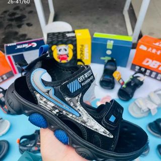 Sandal trẻ em quai ngang da mềm êm chân V490