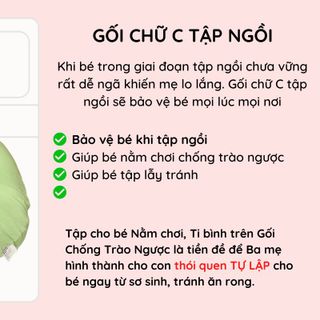 Gối Chữ C Tập Ngồi Hapiso