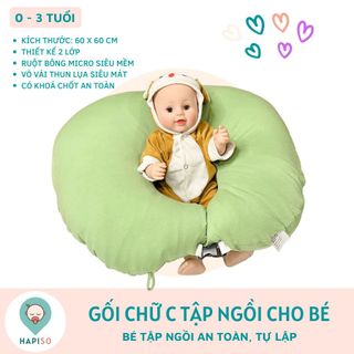 Gối Chữ C Tập Ngồi Hapiso