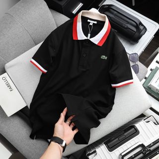 Áo thun có cổ nam, áo polo nam cao cấp, chất cá sấu chính phẩm co giản 4 chiều dày dặn mịn mát, logo thêu, nút khắc chữ - size từ 55kg - 87kg