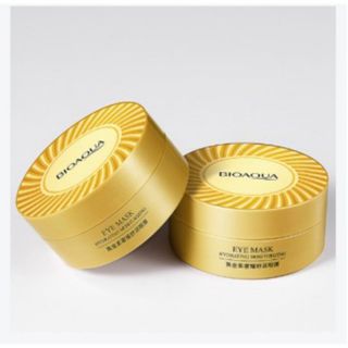 1 Hộp Gồm 60 Miếng Mặt Nạ Mắt Tinh Chất Vàng BIOAQUA Giúp Mờ Quầng Thâm Giảm Bọng Mắt Trắng Da Mờ Nếp Nhăn