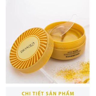 1 Hộp Gồm 60 Miếng Mặt Nạ Mắt Tinh Chất Vàng BIOAQUA Giúp Mờ Quầng Thâm Giảm Bọng Mắt Trắng Da Mờ Nếp Nhăn