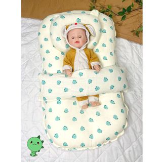 Combo Đệm Ôm Sơ Sinh Muslin Hapiso
