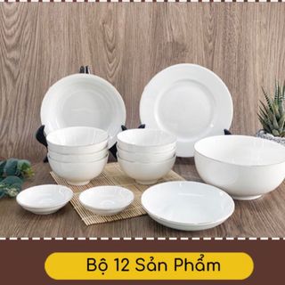 Bộ bàn ăn gốm sứ Minh Châu giá sỉ - giá bán buôn