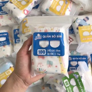 Quần bỏ bỉm Goodmama cotton 6 lớp size từ 4 đến 17kg