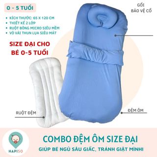 Combo Đệm Ôm Thun Lụa Size Đại Hapiso