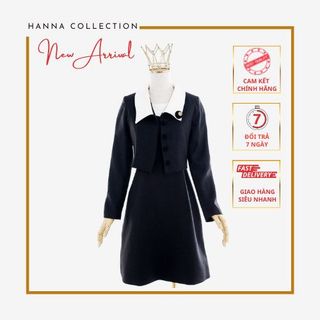 Váy Đầm Công Sở Kết Hợp Áo Blazer Dáng Ngắn Trẻ Trung Hanna Collection HC2301 giá sỉ