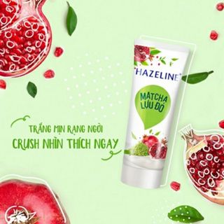 Sữa rửa mặt Hazeline Ngừa mụn Sáng da Nghệ và Kiwi 100g