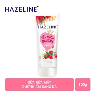 Sữa rửa mặt Hazeline Ngừa mụn Sáng da Nghệ và Kiwi 100g