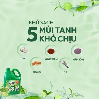 NƯỚC RỬA CHÉN SUNLIGHT MATCHA TRÀ NHẬT - KHỬ BẬT MỌI MÙI TANH KHÓ CHỊU