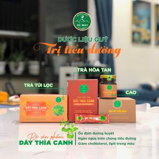 TRÀ TÚI LỌC DÂY THÌA CANH PÙ MÁT 90G– HỖ TRỢ ĐIỀU TRỊ BỆNH TIỂU ĐƯỜNG
