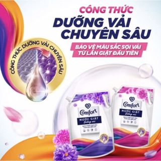 Nước giặt dưỡng vải Comfort thời thượng túi 3,6kg
