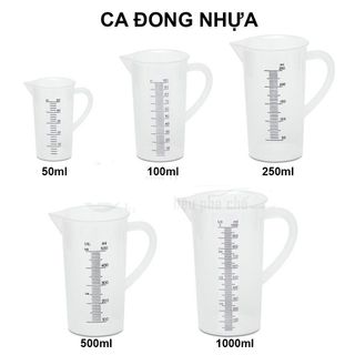 Ca Nhựa Đong có chia vạch.