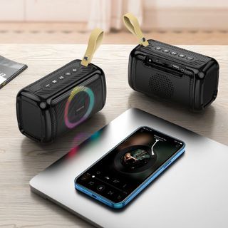 Loa Không Dây BR17 Borofone, Bluetooth 5.1 Công Suất 5W, Nghe Nhạc, gọi điện, FM, hỗ trợ thẻ nhớ, USB
