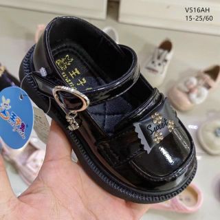 Giày búp bê trẻ em chất da mềm phối nơ xinh xắn