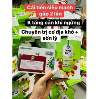 (SỈ LẺ CHÍNH HÃNG NGUYÊN TEM NGUYÊN MÃ QR)Giảm Cân Tiến Hạnh Mẫu Mới Tặng Kèm Detox