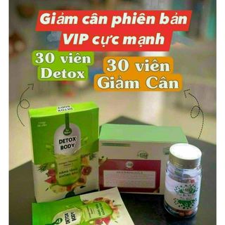 (SỈ LẺ CHÍNH HÃNG NGUYÊN TEM NGUYÊN MÃ QR)Giảm Cân Tiến Hạnh Mẫu Mới Tặng Kèm Detox