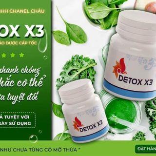 Giảm cân thảo dược detox x3