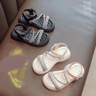 Sandal trẻ em quai hạt/đá xinh xắn F172