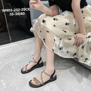 Sandal trẻ em quai đính đá lấp lánh WN03-232