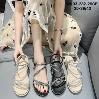 Sandal trẻ em quai đính đá lấp lánh WN03-232