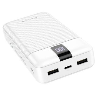 Pin Sạc Dự Phòng Liền Cáp BJ20 Borofone - Dung Lượng 10000mAh 2 Cổng USB 1 Cổng Type C
