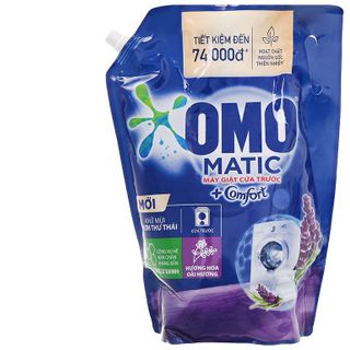 Nước giặt OMO Matic cửa trước khử mùi thư thái hương hoa oải hương túi 3,6 kg giá sỉ