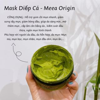 Mặt Nạ Diếp Cá Tái Sinh MeeA Organic Dưỡng Trắng Da Giảm Thâm Se Khít Lỗ Chân Lông