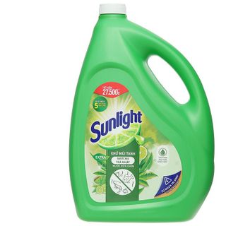 Nước rửa chén Sunlight Extra  matcha trà Nhật khử 5 mùi tanh can 3.6 kg giá sỉ